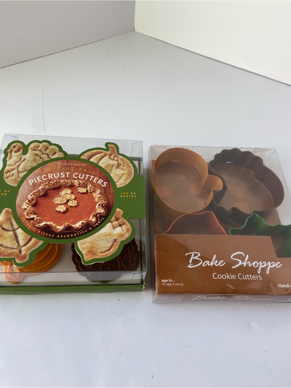 Williams & Sonoma Festive Fall Pie Crust Cutters and Extra Cookie Cutters
